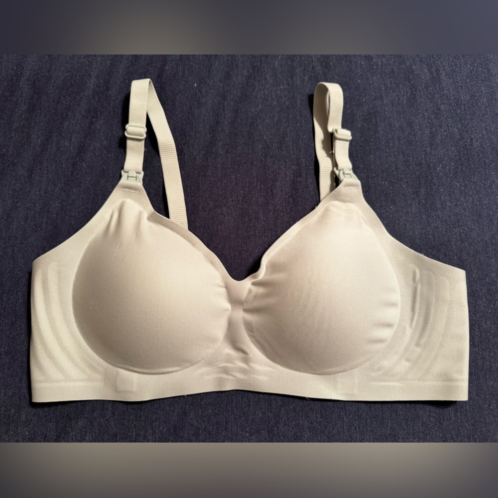NWT Woweny Brand Nursing Bra Size 38 Pale Mint Green Pregnancy Nursing Sleeping
